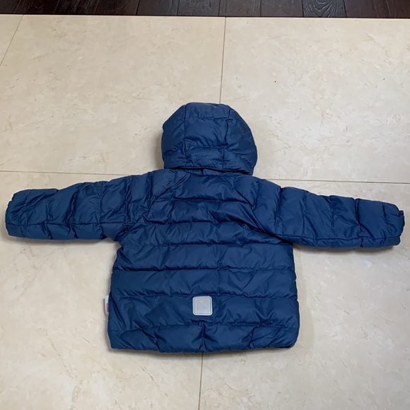 Boys Girls Reima Finland Blue Down Coat Jacket 12-18 Mo - Picture 5 of 9
